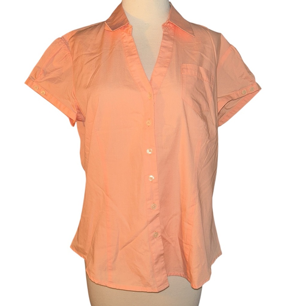 Van Heusen Peach Button-Down Shirt